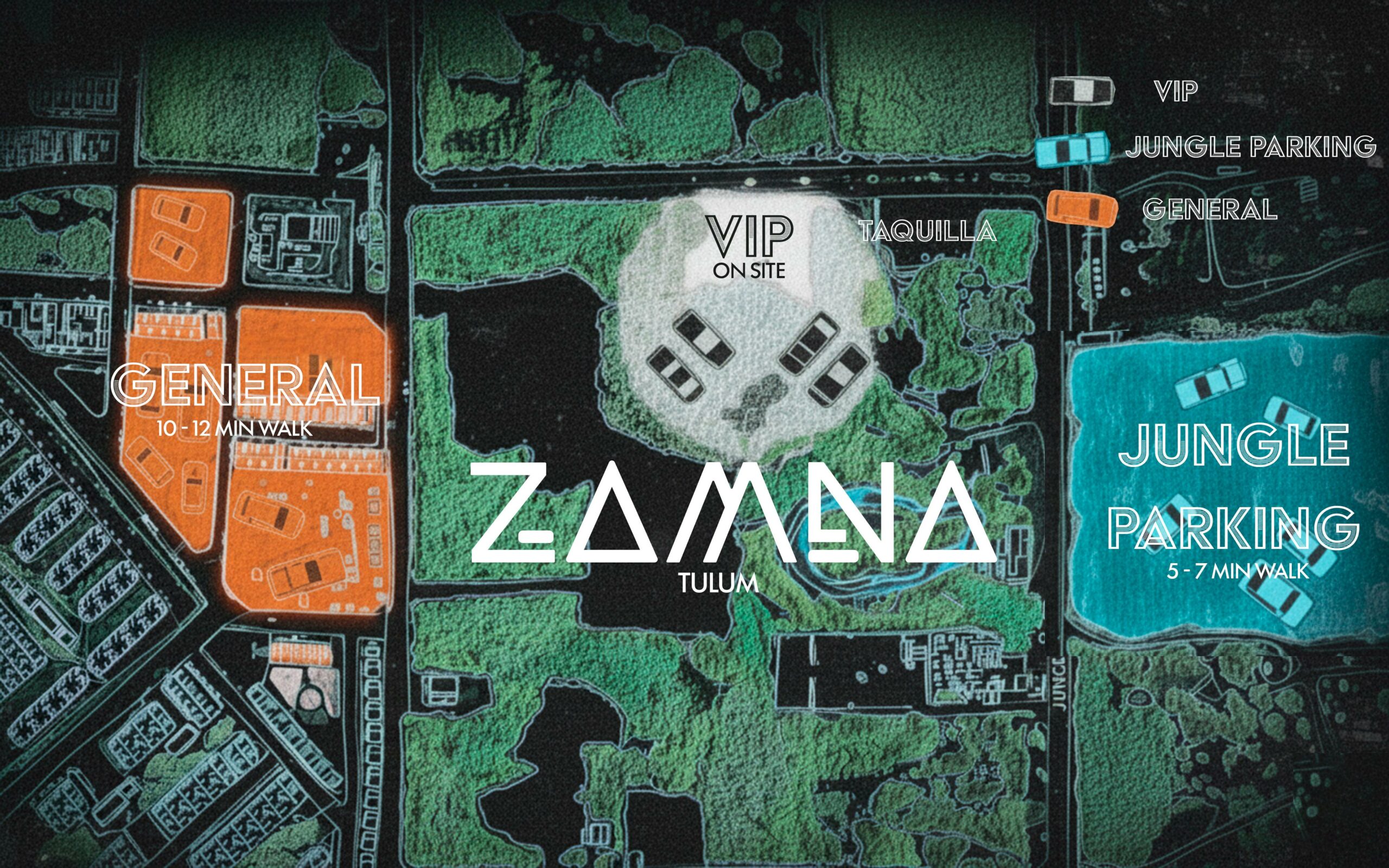 Ubicación estacionamientos